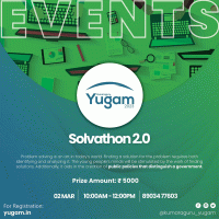 Solvathon 2.0 Youth Festival Poster